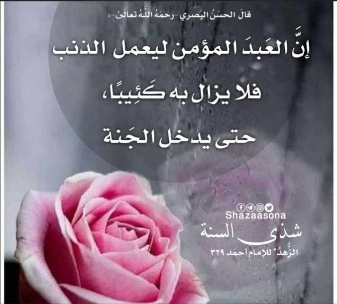 حال المؤمن مع الذنوب