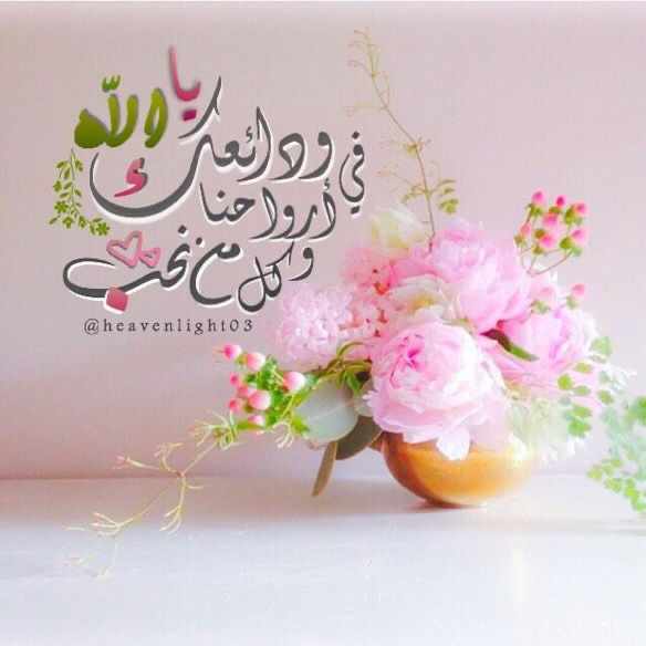 يالله في ودائعك ارواحنا وكل من نحب