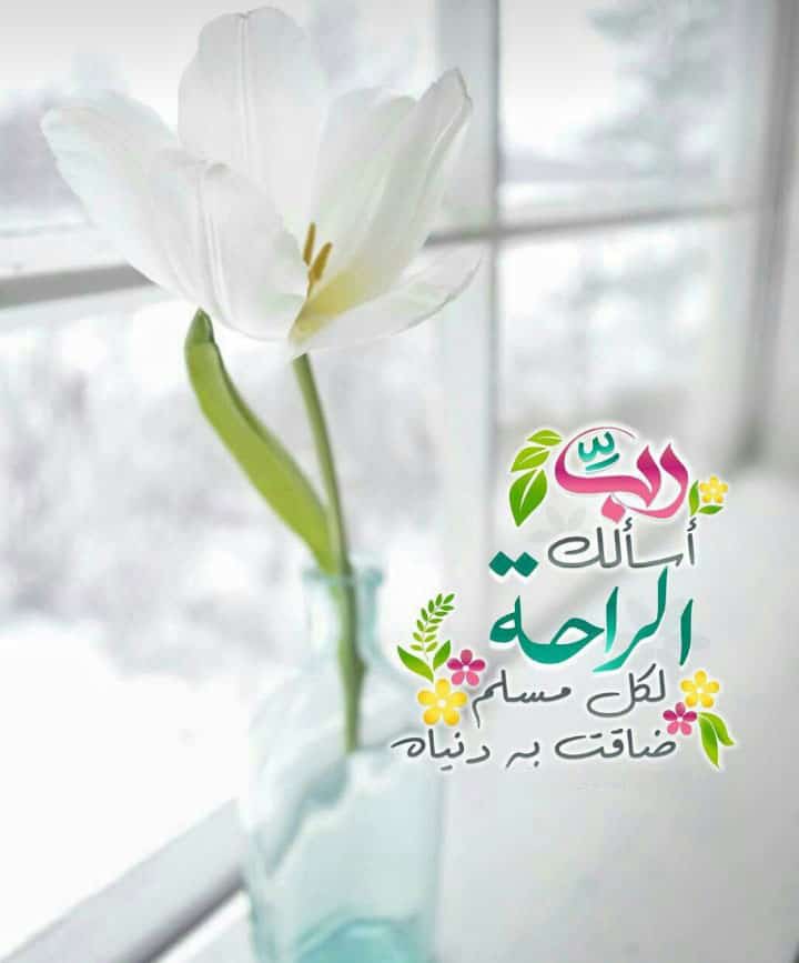 رب اسألك الراحة لكل مسلم ضاقت به دنياه