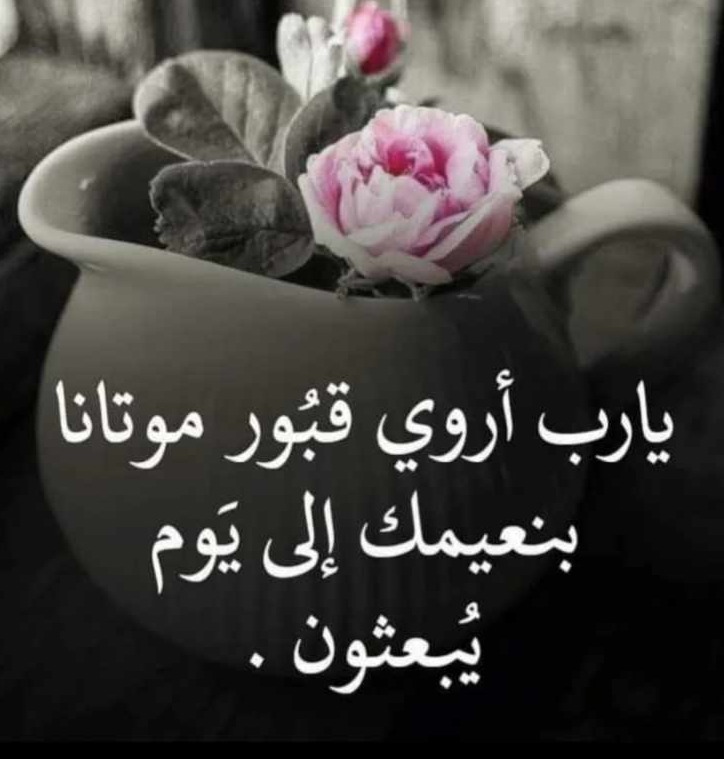 يارب اروي قبور موتانا بنعيمك الى يوم يبعثون